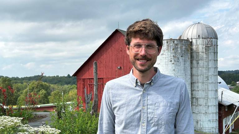 Trey Talley, Executive Director of the Delaware Highlands Conservancy, at the Van Scott Nature Reserve in Beach Lake Pennsylvania. (Photo provided)