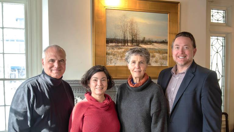 New Greater Pike Community Foundation board members (from left) Steven Kiesendahl, Jenny Bogoni, Nancy Pinchot, and Jayson Pope.
