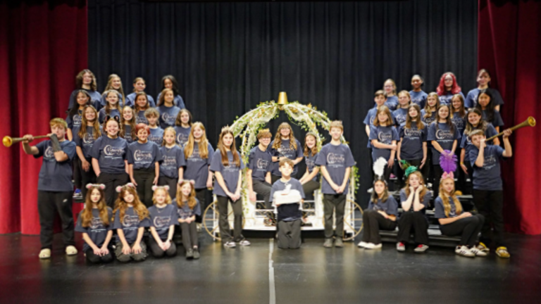 The cast of “Rodgers and Hammerstein’s Cinderella” which was presented on Nov. 14 and 15.