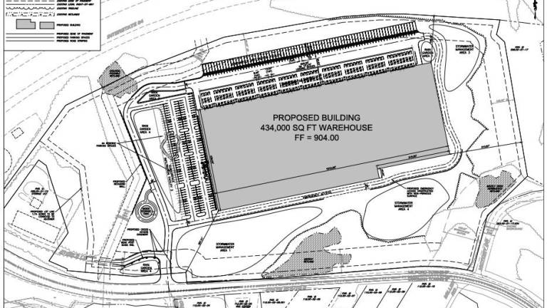 National Land Developers' site plan, between I-84 and Route 6