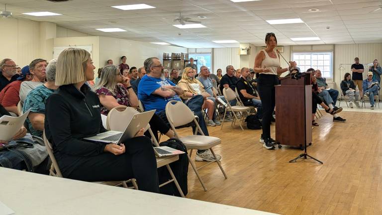 On Wednesday, June 24, the Delaware Township Board of Supervisors invited two representatives from FirstEnergy to speak to a local audience about the planned Shawnee-Walker 69kV transmission line project.
